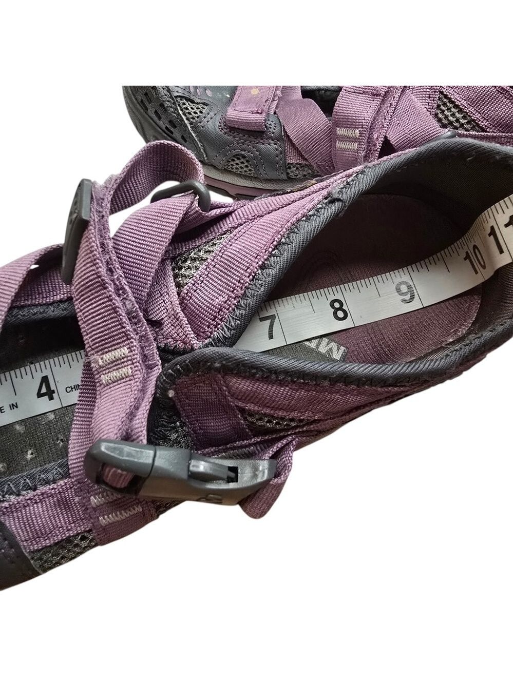 Merrell Purple Black Sandals 8 - Picture 9 of 10